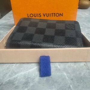 Louis Vuitton Damier Graphite Zippy Card Holder /Case